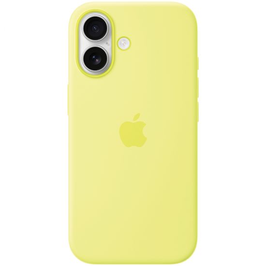 iPhone 17 Silicone Case with MagSafe - Neon Yellow,Model A3558