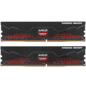 Оперативная память 16GB Kit (2x8GB) DDR4 3600MHz AMD Radeon R9 Gamer Series CL18, PC4-25600, 18-22-22-42, 1.35V Black, R9S416G3606U2K