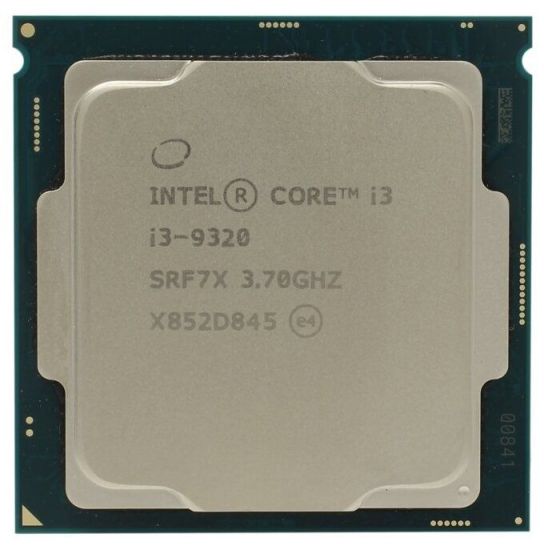 CPU Intel Core i3 9320 3,7GHz (4,4GHz) 8Mb 4/4 Core Coffe Lake 62W FCLGA1151 Tray