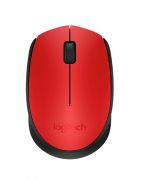 Мышь компьютерная  Mouse wireless LOGITECH m170red