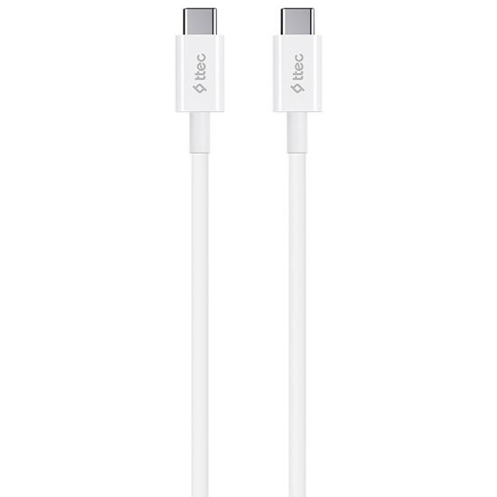 ttec cable Type C - Type C, White (2DK36B)