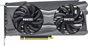 Видеокарта Inno3D GeForce RTX3060 Twin X2, 12G GDDR6 192-bit HDMI 3xDP N30602-12D6-119032AH