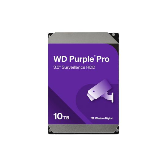 Жесткий диск для видеонаблюдения HDD 10Tb WD Purple Pro SATA3 512Mb 7200 3,5" WD102PURP