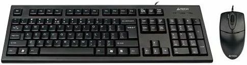 Клавиатура мышь A4tech KR-8520D USB, Black, Slim, 800DPI/4000FPS