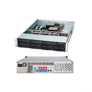 Supermicro CSE-825TQC-600LPB chassis, 2U, 8 x 3.5" hot-swap SAS/SATA bays, 7 Low Profile Expansions Slots, 600W Power Supply