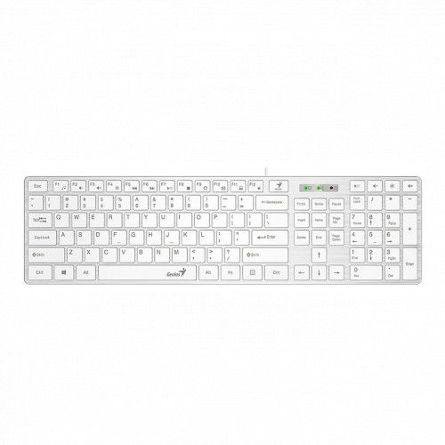 Клавиатура Genius RS2,SlimStar 126,RU,USB,WHITE 31310017410