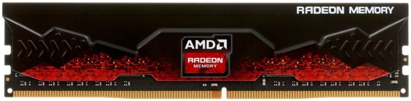 Оперативная память 16GB DDR4 3200MHz PC4-25600Mhz AMD Radeon R9 Gamers Series Black Gaming Memory CL16 1.35V Non-ECC Heat Shield RTL R9S416G3206U2S