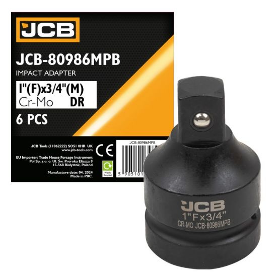 Адаптер-переходник ударный 1''(F) х 3/4''(M) 59506 JCB-80986MPB