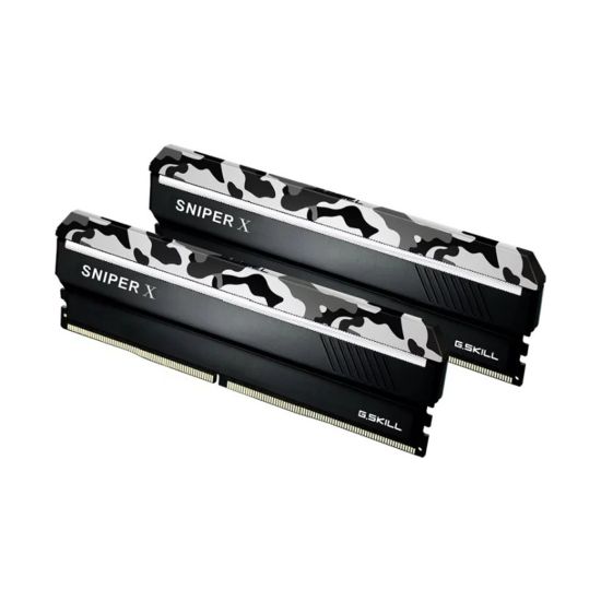 Комплект модулей памяти G.SKILL SniperX F4-3200C16D-16GSXWB DDR4 16GB (Kit 2x8GB) 3200MHz Комплект модулей памяти G.SKILL SniperX F4-3200C16D-16GSXWB DDR4 16GB (Kit 2x8GB) 3200MHz
