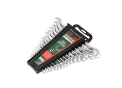 Набор ключей комбинированных 14 предметов 6гр.(10, 12-19, 21, 24, 27, 30, 32мм), на полотне ROCKFORCE RF-5146H 27957