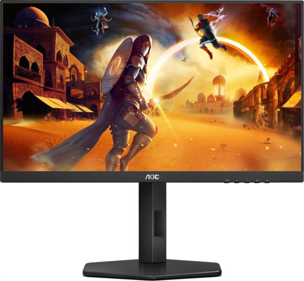 Монитор Игровой 23,8" AOC 24G4X/01 IPS, 1920x1080, 180Hz, 0.5ms, 300cd/m, 1000:1, Угол Обзора 178/178, VESA 100x100, 2xHDMI, DP, 1x Audio out, Колонки 2x2W, Наклон -3.5°/21.5° градусов, Регулировка по высоте 130mm, Поворот 30°/30° градусов, Переворот 91°/