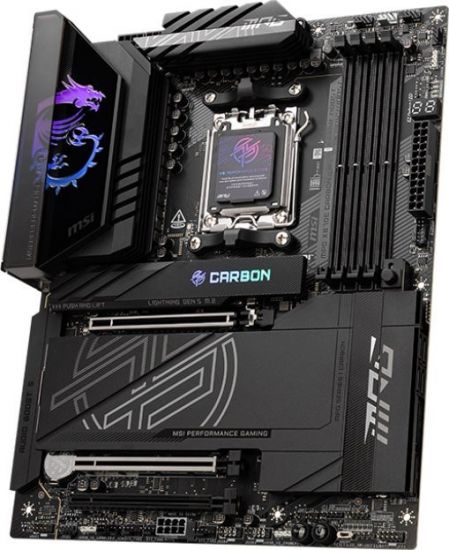 Материнская плата MSI MPG X870E CARBON WIFI AM5 X870E 4xDDR5 4xSATA3 RAID 4xM.2 HDMI DP ATX