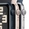 Apple Watch SE GPS 44mm Silver Aluminium Case with Storm Blue Sport Band - S/M,Model A2723