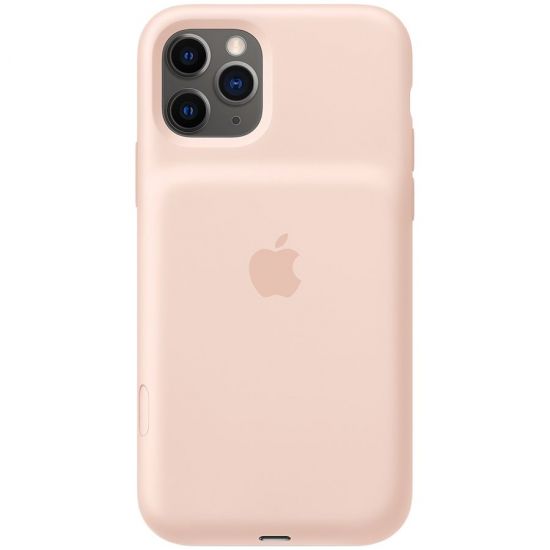 iPhone 11 Pro Smart Battery Case with Wireless Charging - Pink Sand, Model A2184