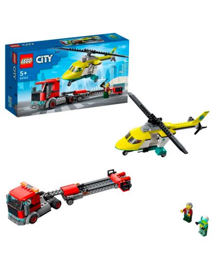 Lego 60343 Город Грузовик для спасательного вертолёта
