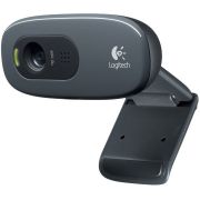 Веб-камера Logitech C270 (HD 720p/30fps, фокус постоянный, угол обзора 60°, кабель 1.5м)
