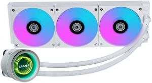 Водяное охлаждение для CPU Lian Li Galahad II Trinity, Intel/AMD, ARGB 3x120см White G89.GA2T36W.00