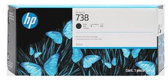 Струйный картридж HP 738 498N8A черный 300 мл  для HP DesignJet T850, T950