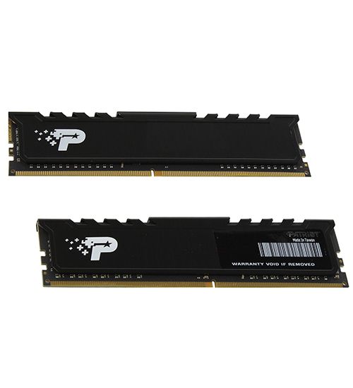 Модуль памяти Patriot Signature Premium, PSP432G3200KH1, DDR4, DIMM, 32Gb, KIT, 2x16Gb, 3200Mhz,CL22