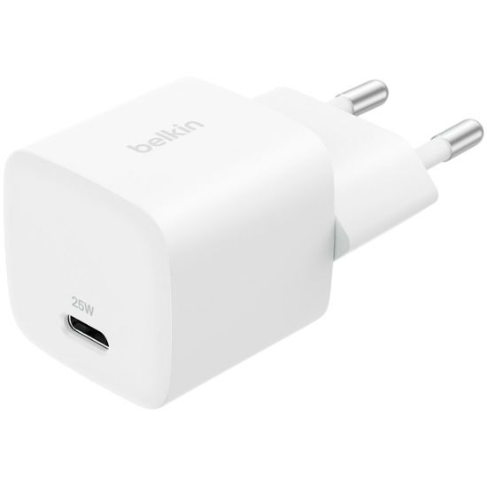 BELKIN 25W USB-C PD WALL CHARGER WITH PPS, WHT