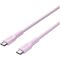 CANYON cable OnWire 60CL C-C 60W COLOR Braided 1m Pink