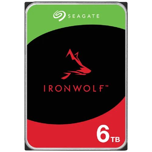 Жесткий диск HDD 6 Tb SATA 6Gb/s Seagate IronWolf ST6000VN006 3.5” 5400rpm 256MB