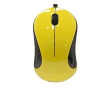 Мышь A4tech N-320-2 YELLOW Оптическая USB 1000 dpi <60cm>