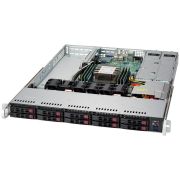 Supermicro SuperServer SYS-1019P-WTR 1U, LGA 3647, TDP 70-205W, Intel C622, 6xDDR4, 10x2.5" Hot-swap, SATA3 (6Gbps); RAID 0, 1, 5, 10 2xPCI-E 3 x16, 1xPCI-E 3 x8, 2xRJ45 10GBase-T, 1xRJ45 IPMI, 5xUSB 3.0, 7xUSB 2.0, 1xVGA, 2 COM, 2x500W