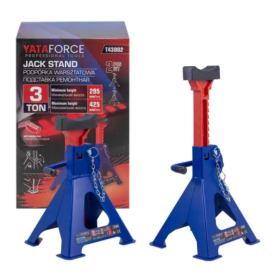 Подставка ремонтная, 3т (набор 2 шт.) 61623 YF-T43002 Подставка ремонтная, 3т (набор 2 шт.) 61623 YF-T43002