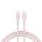 CANYON cable CC60SC10 C-C 60W 1m Silicon Pink Sand