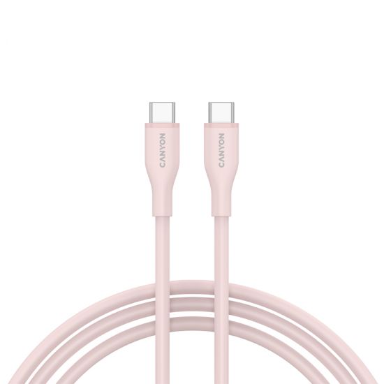 CANYON cable CC60SC10 C-C 60W 1m Silicon Pink Sand