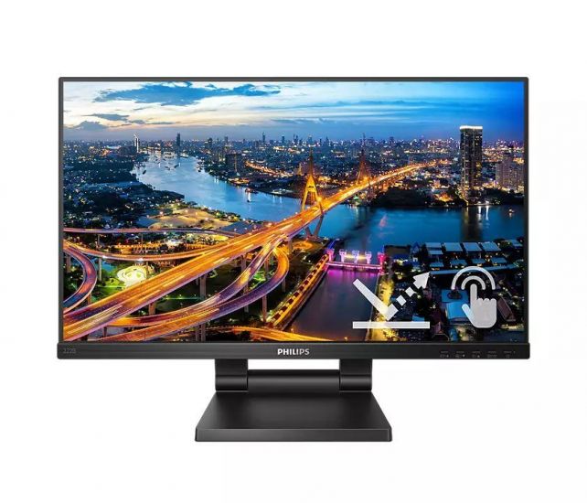 Монитор Сенсорный 21.5" PHILIPS 222B1TC IPS W-LED SmoothTouch 1920X1080  75Hz 178/178 4мс 250кд\м 1000:1 VGA HDMI DP Speaker 2x2W Black 222B1TC/01