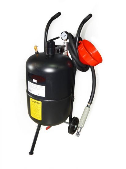 Передвижной пескоструйный аппарат напорного типа  (бак 38л, 170-710л/мин, 4-8,5атм)пневмо ROCKFORCE RF-SB10 1444