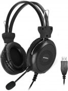 Наушники микрофон A4tech HU-30 <USB, 20Hz-20kHz, 32 Om, 102dB, 2m>