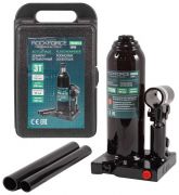 Домкрат бутылочный 3т с клапаном (высота подхвата-105мм, высота подъема-345мм)в кейсе 15123       RF-T90304-S(Euro)