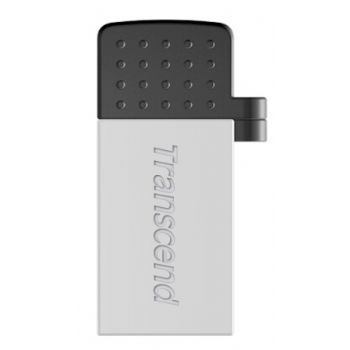 USB Флеш 16GB 2 Transcend TS16GJF380S серебро