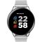 CANYON Lemongrass SW-70 Smart watch, 1.3inches IPS full touch screen, Zinc plastic body,IP68 waterproof, multi-sport mode with swimming mode, compatibility with iOS and android,Silver body with silver metal belt, Host: 44.5x11.6mm, Strap: 240x20mm, 53g