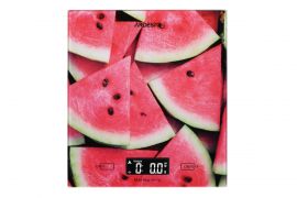 Весы кухонные Ardesto WATERMELON, 5кг, 2хААА в компл, стекло, разноцветный
