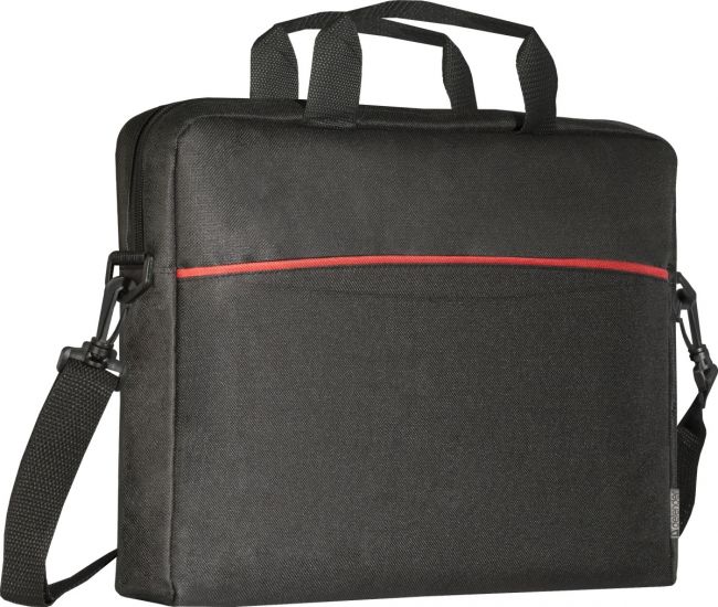 Сумка для ноутбука Defender Lite 15,6" (черный/красный). Практичная и легкая сумка для ноутбуков с диагональю 15.6" по отличной цене. Отстегивающийся регулируемый плечевой ремень.