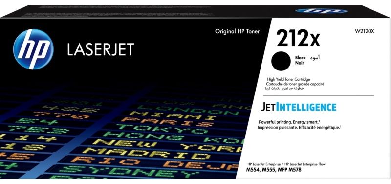 HP 212X Blk Original LaserJet Toner Crtg для HP Color LaserJet M555/M554/M578