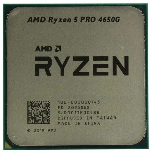 Процессор AMD Ryzen 5 PRO 4650G 3,7Гц (4,2ГГц Turbo) AM4, L3 8Mb, with Radeon Graphics OEM