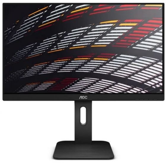 Монитор жидкокристаллический AOC 24P1/01 LCD 23.8'' 16:9 1920х1080(FHD) IPS, nonGLARE, 60 Hz, 250 cd/m2, H178°/V178°, 1000:1, 50М:1, 16.7M, 5ms, VGA, DVI, HDMI, DP, USB-Hub, Height adj, Pivot, Tilt, Swivel, Speakers, 3Y