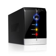UPS, SVC, V-500-F, Диапазон работы AVR: 165-275В, 3 вых.: 2 Shuko CEE7 1 IEC C13 (Bypass), Бат.: 12В/4.5 Ач*1шт., Чёрный