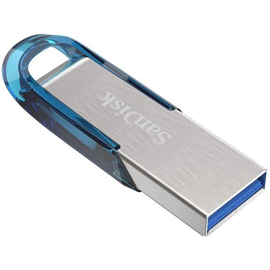 SanDisk Ultra Flair USB 3 32GB - NEW Tropical Blue Color; EAN: 619659163020