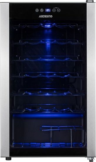Винный шкаф ARDESTO WCF-M34 черный, стеклянная дверь, 34 бутылки, сенсорное управление