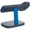 CANYON Wireless Charging Station Hexagon 310 3in1 DarkGrey/Blue