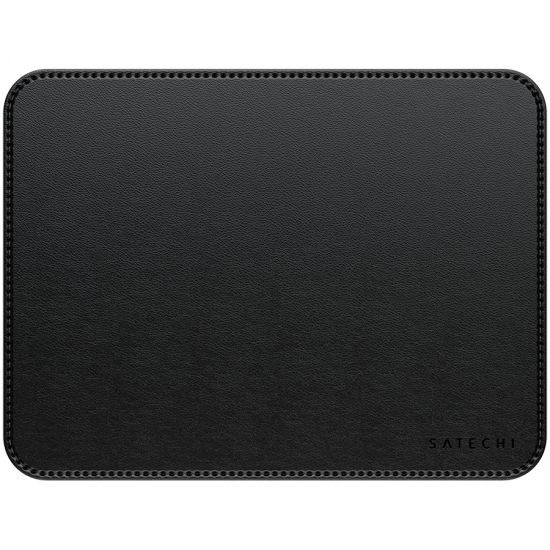 SATECHI Vegan-Leather Premium Mouse Pad (Black)