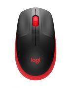 Мышь компьютерная  Mouse wireless LOGITECH M190 red-black