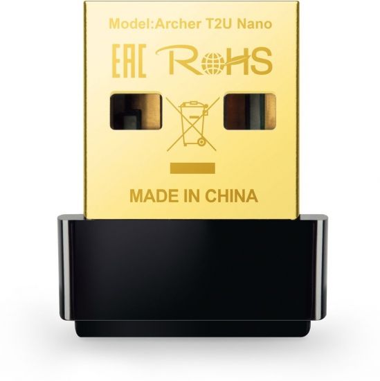 Беспроводной USB-адаптер TP-Link Archer T2U Nano Двухдиапазонный беспроводной nano-USB-адаптер