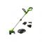 Триммер аккумуляторный Greenworks 2110407UB 24V 305 см с 1хАКБ 4Ач и ЗУ